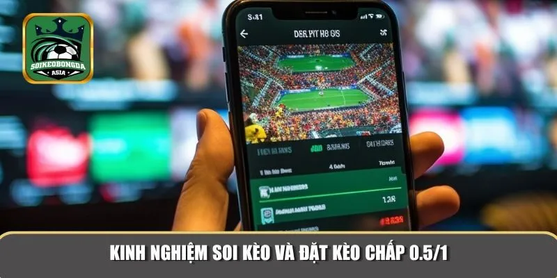 keo chap 0 5 1 3 Kinh nghiệm cá cược đặt kèo chấp 0.5/1 hiệu quả